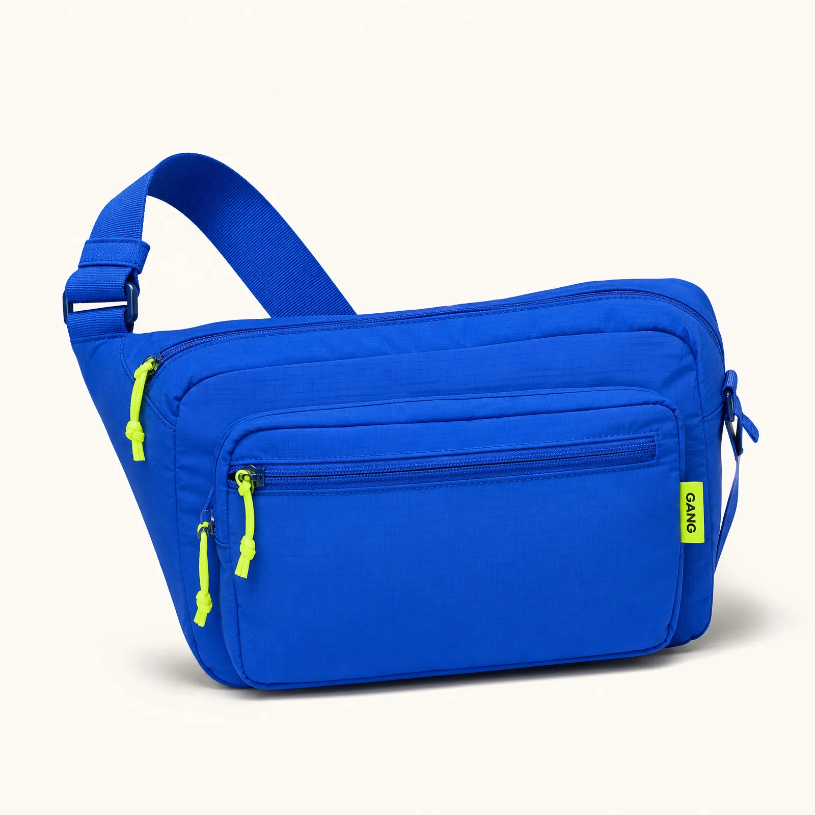 Nylon Crossbody — Electric Blue